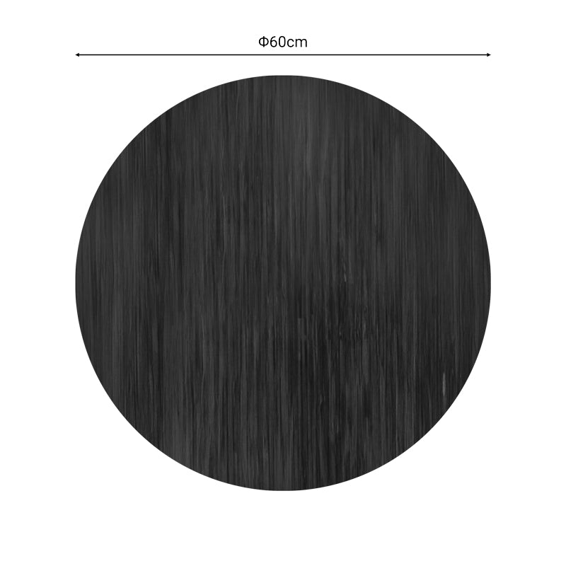 Модерна, естетска и уникатна тркалезна плоча за маса Table surface Nanic од автентичен моноблок Werzalit со раскошна дрвена текстура во нијанса на темен орев