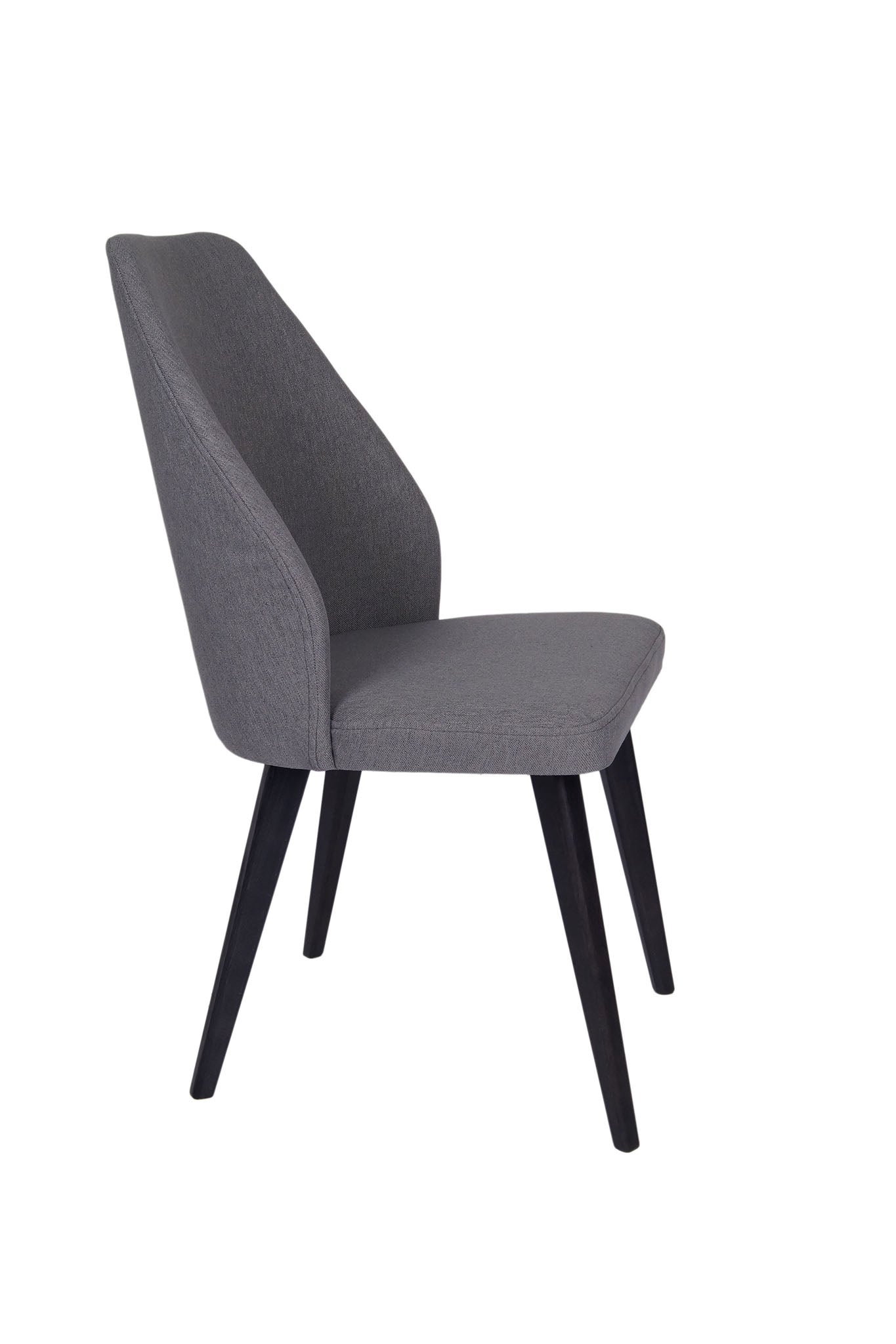 DINING SET: AVA DINING TABLE (VENEERED MDF WALNUT) + 6 ATLANTIC CHAIRS