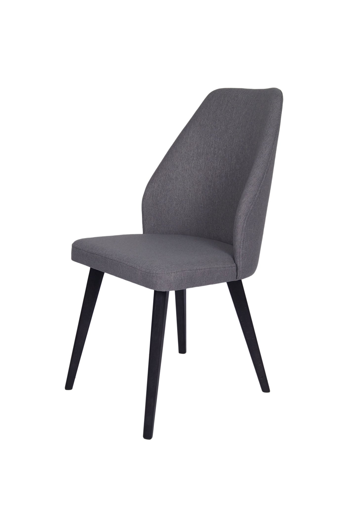 DINING SET: AVA DINING TABLE (VENEERED MDF WALNUT) + 6 ATLANTIC CHAIRS