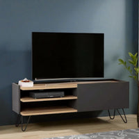 INDUSTRIAL MILANO TV STAND – ANTHRACITE / ATLANTIC (120 CM)