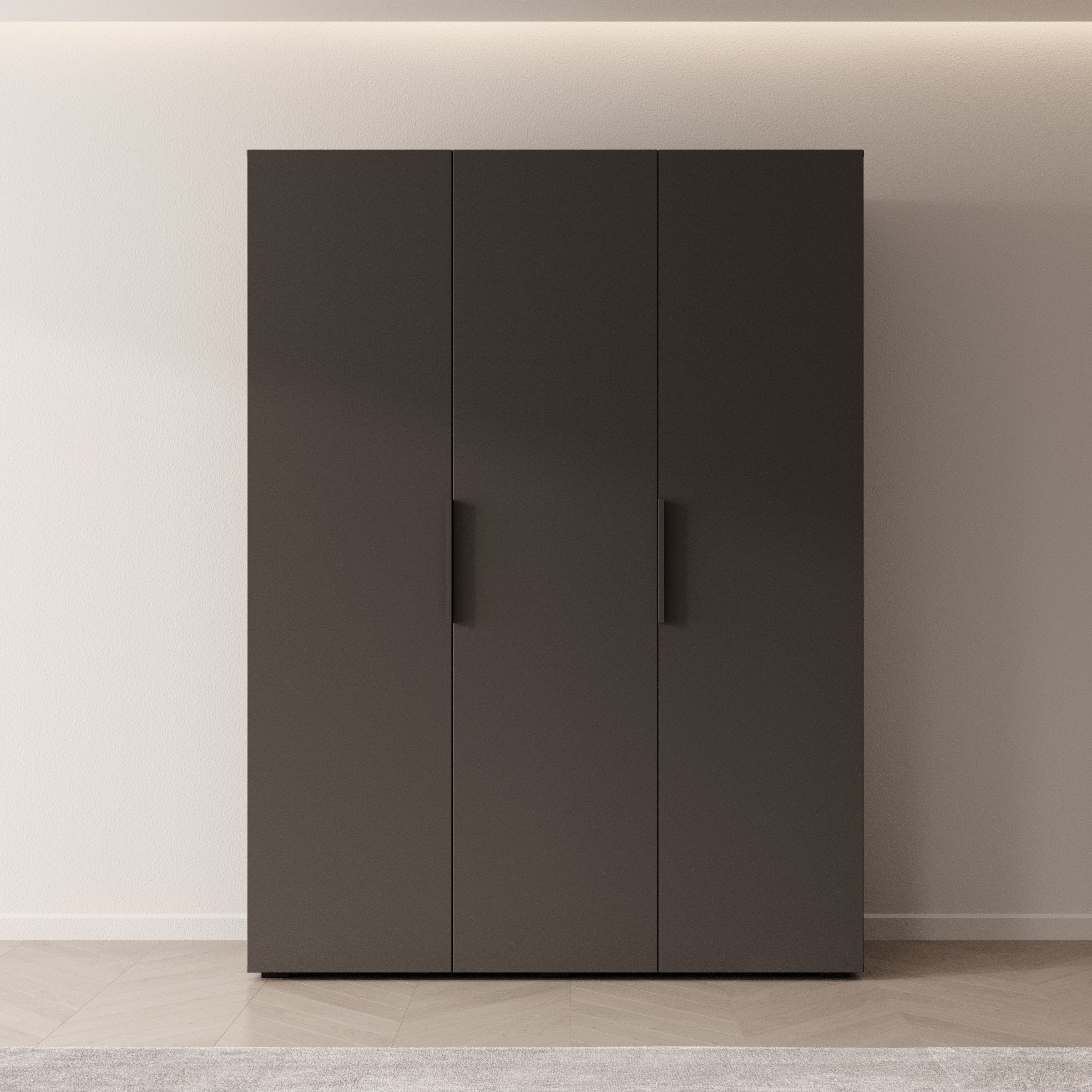 MILANO WARDROBE – BLACK (150 cm)