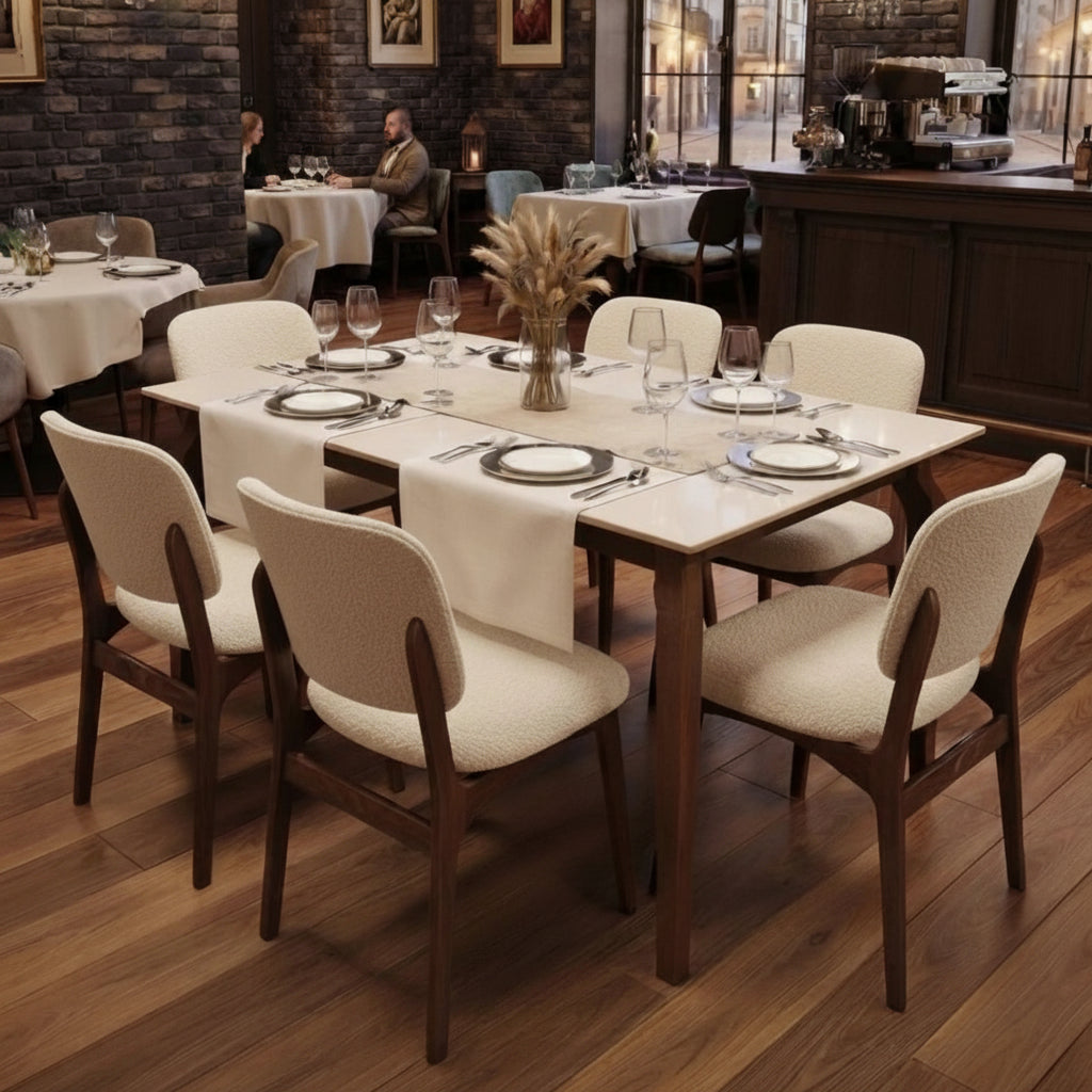 Dining Set DELTA + 6 Nomi Chairs - HoReCa