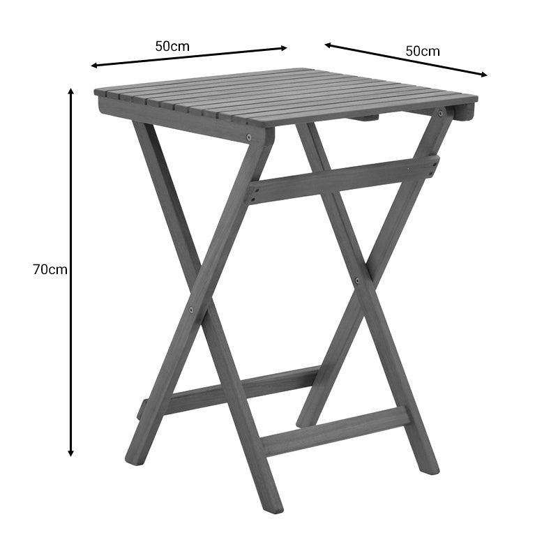 Модерна, естетска и уникатна коцка преклопна маса Foldable table Quasar изработена од масивно природно акација дрво со паметна кохезивна лоунџ структура
