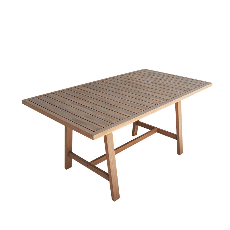 Модерна трпезариска маса Arisic од природно масивно дрво акација со уникатни дрвени текстури