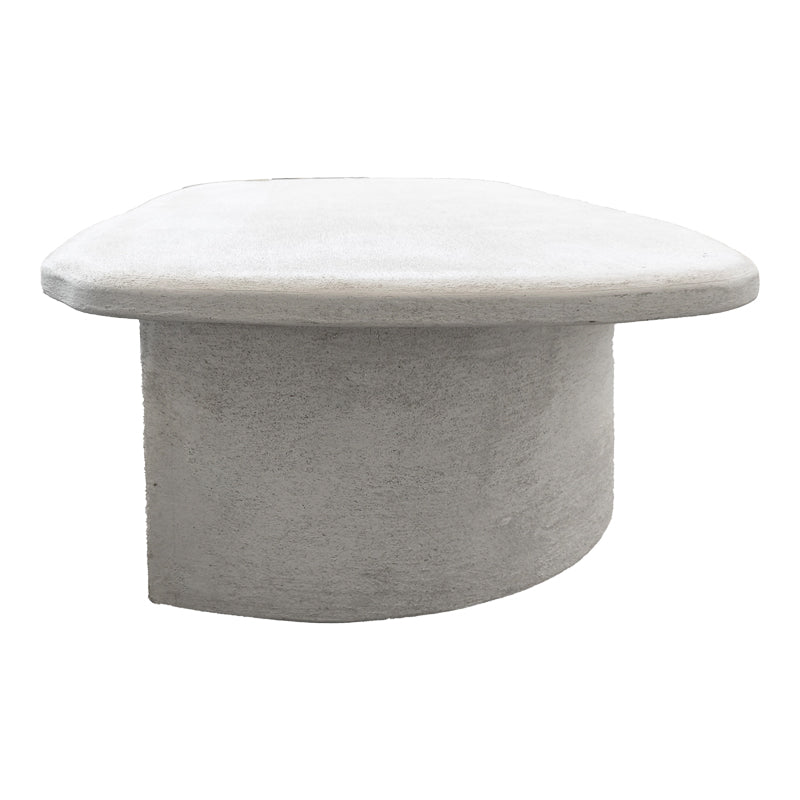 Модерна, естетска и уникатна правоаголна ниска клупска маса Coffee Table Sapele со мазна горна површина во чиста бела боја и стабилна паметна архитектура