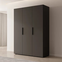 MILANO WARDROBE – BLACK (150 cm)