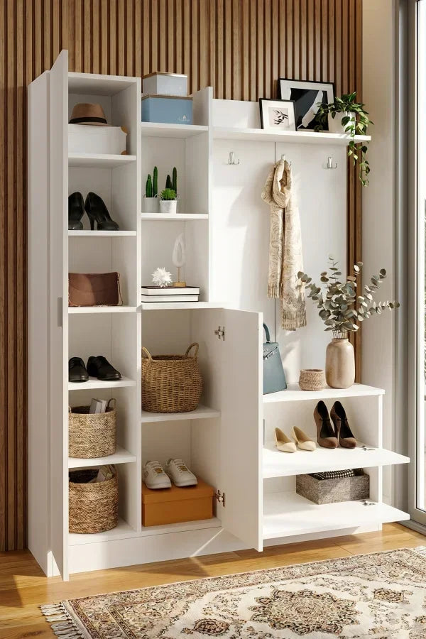 ЛУКСУЗНО ПРЕДСОБЈЕ VENEZIA СО ОГЛЕДАЛО И КОМОДА – БЕЛА БОЈА