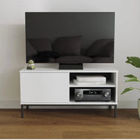 MINIMALIST SIENA TV CABINET – WHITE (135 CM)