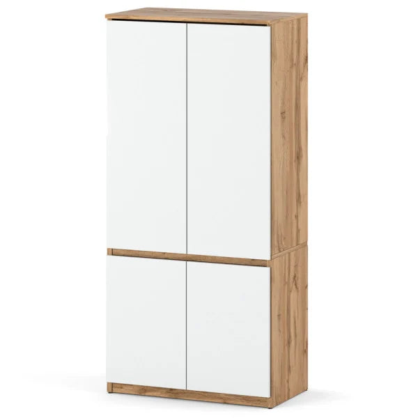 WARDROBE LUNA (SONOMA OAK / WHITE)