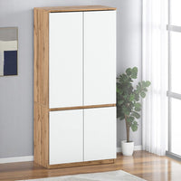 WARDROBE LUNA (SONOMA OAK / WHITE)