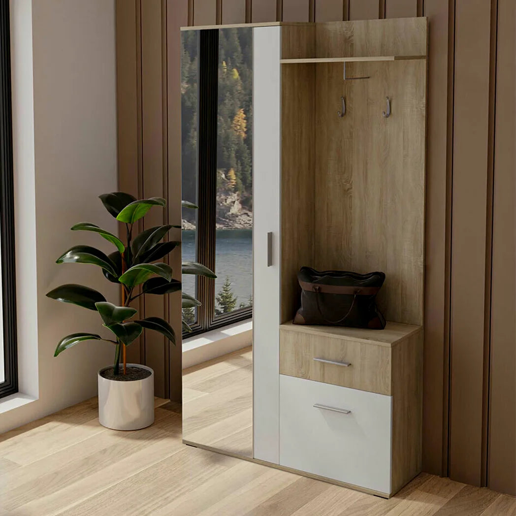 predsobje-so-ogledalo-verona-bela-sonoma-hrast-97cm-mebel-za-hodnik